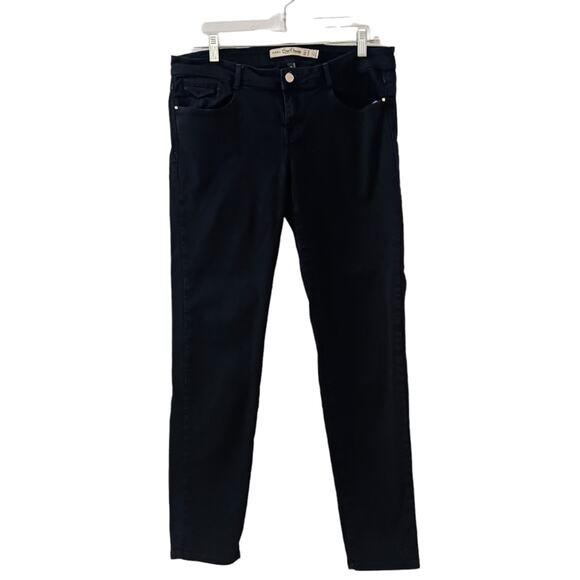 Zara CORE DENIM Trafaluc Collection Jeans Euro Sz 40 Black Slim Punk Goth - Picture 6 of 16